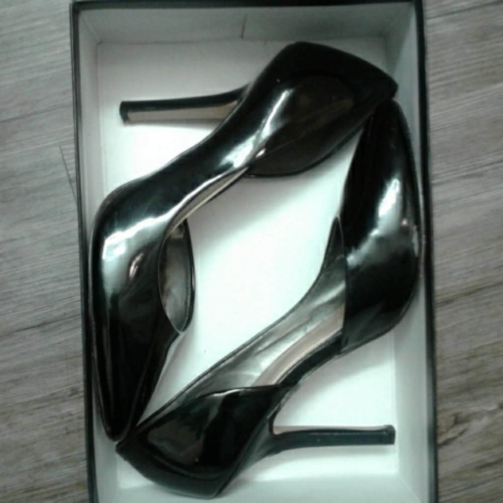 Black high heels